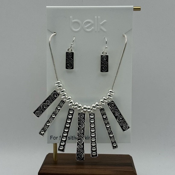 BELK INSPIRATIONAL HYPOALLERGENIC JEWELRY SET NWT - Picture 2 of 5